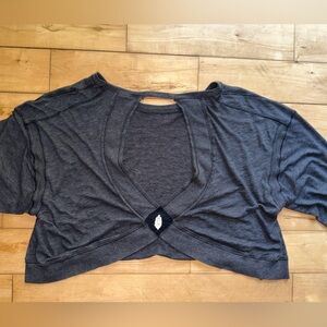 FP Movement by Free People Charcoal Short Sleeve Tee